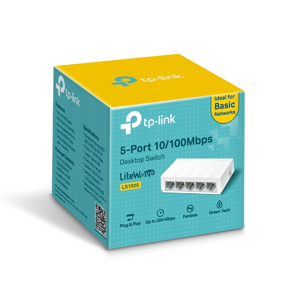 Switch Réseau Ethernet TP-Link LS1005 ports  10/100/Mbps