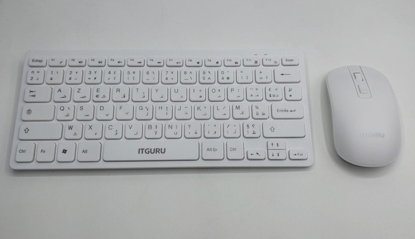 MINI Clavier et Souris Sans Fil pour pc bureau et portable – Image 2