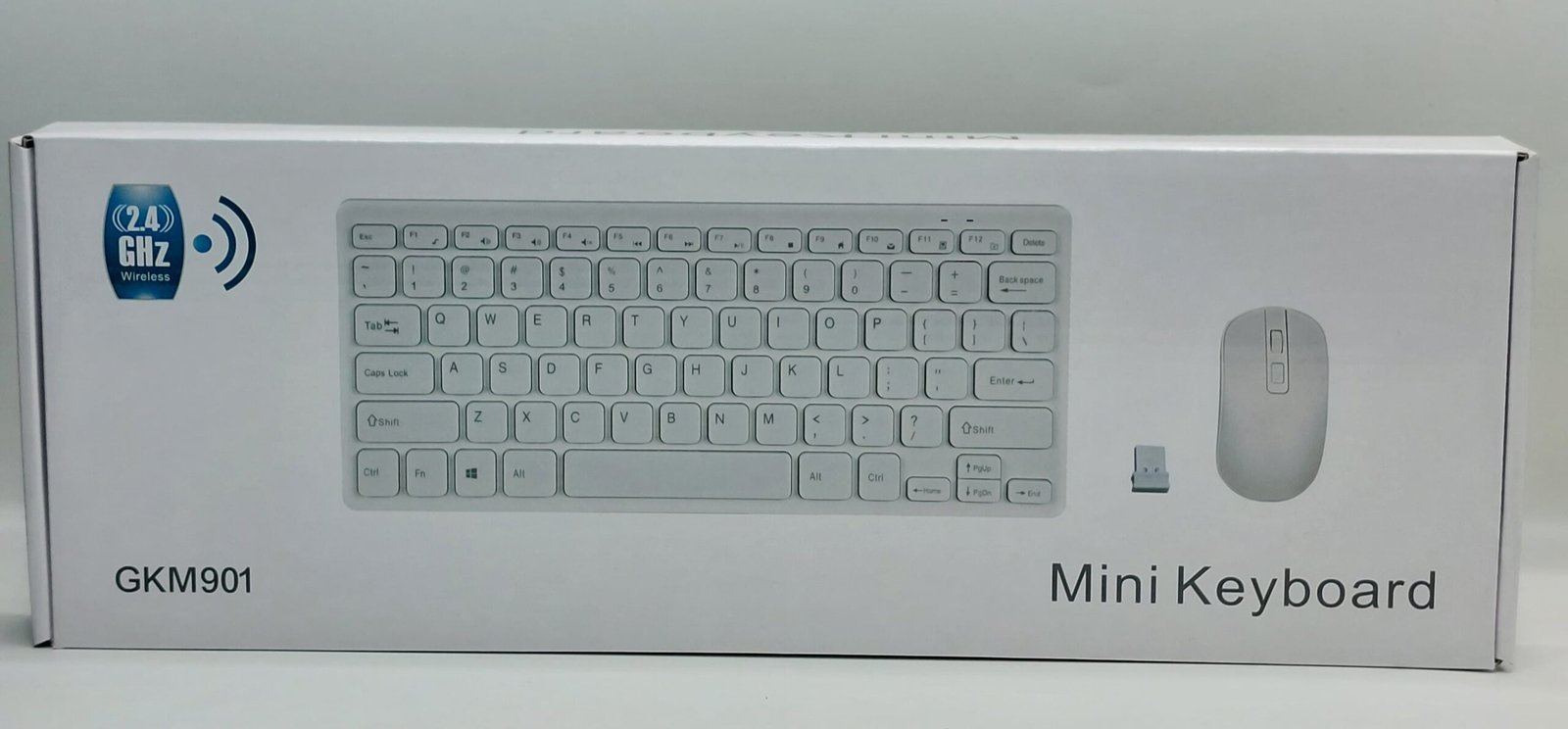 MINI Clavier et Souris Sans Fil pour pc bureau et portable – Image 3